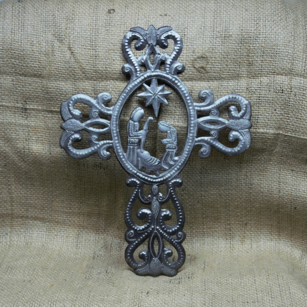 Cross Nativity Scene - 13.5