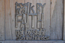 For we walk by Faith - 17"x15"