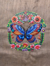Circle Flower Butterfly
