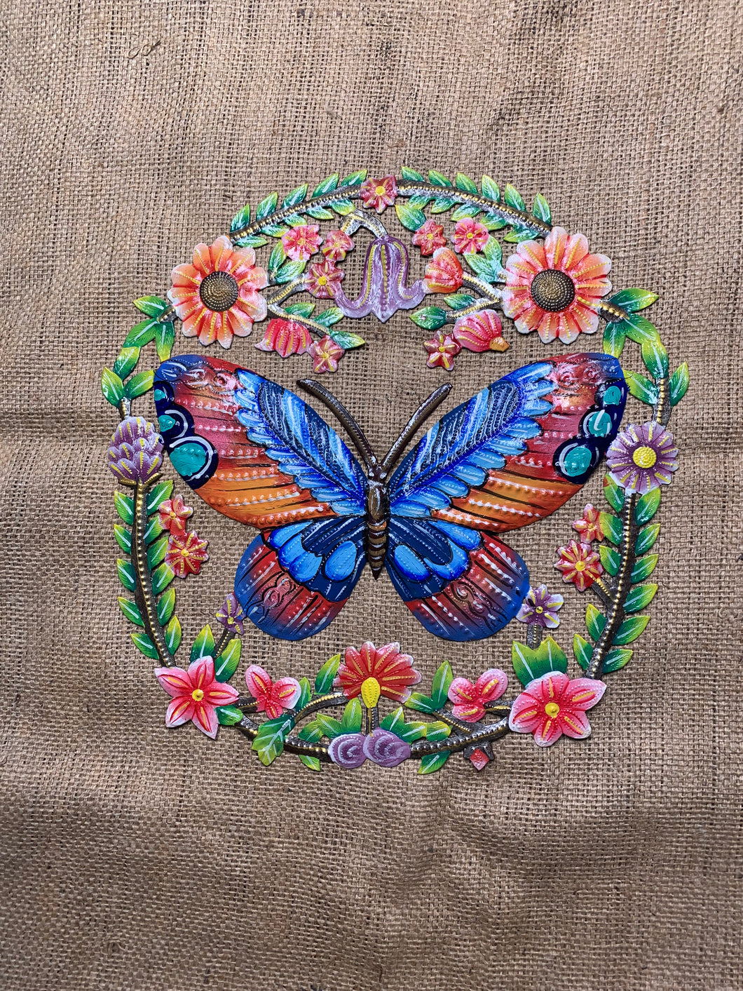 Circle Flower Butterfly