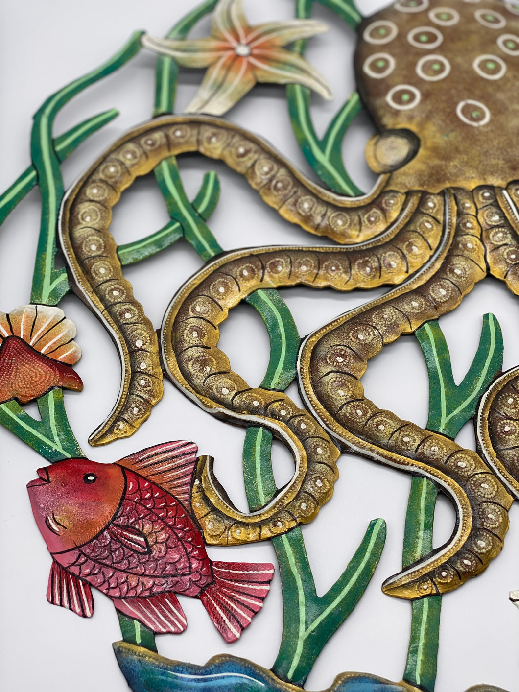 Octopus and fish