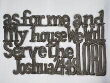 As for me and my house - 14"x22"