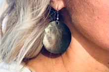 Metal Art Earrings - 1.5"