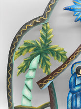 Nativity with palm trees