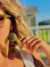 Metal Art Earrings - 1.5"