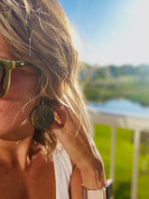 Metal Art Earrings - 1.5"