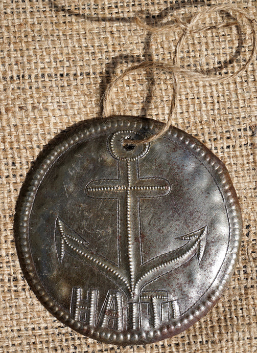 Anchor Haiti Ornament (Large) - 4.5