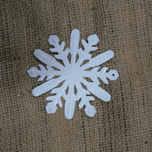 Small White Snowflake Ornament - 4"