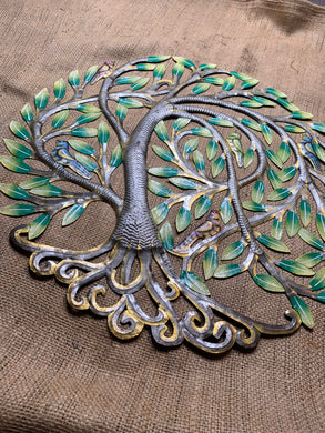 five birds sitting on a tree