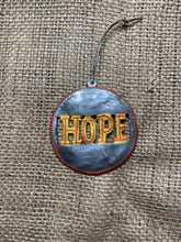 Hope Gold and Red Ornament