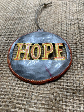 Hope Gold and Red Ornament