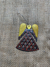 Yellow and Red Diamond Angel Ornament