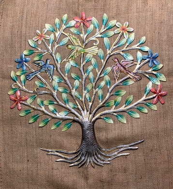 Three Birds singing in a Tree