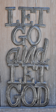 Let go and let God - 17"x7.5"